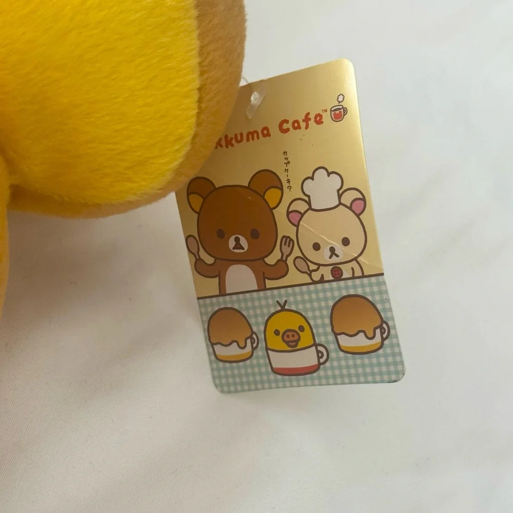 Rilakkuma Cafe Plush Bear in Brown - Soft Stuffed Toy - Picture 2 of 4